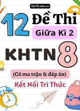 12 Đề thi giữa kì 2 Khoa học tự nhiên lớp 8 có ma trận & đáp án (Kết nối tri thức)